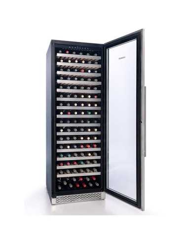 Cava de vinos grande con capacidad para 163 Botellas