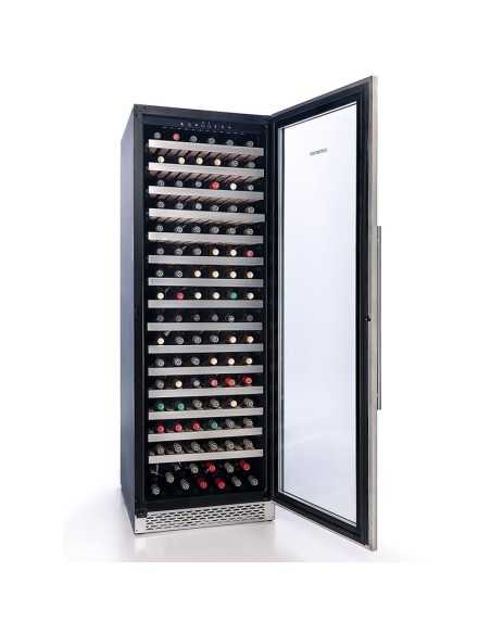 Cava de vinos grande con capacidad para 163 Botellas