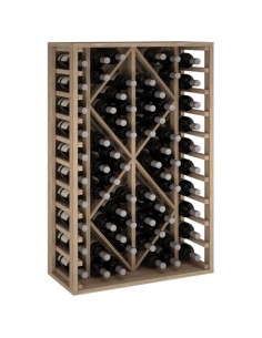 Botellero Estanteria de madera para 68 Botellas de vino