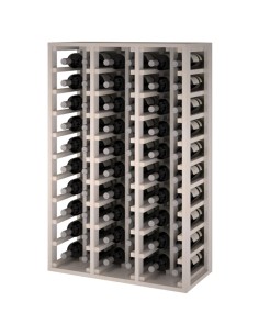 Botellero Estanteria de madera para 60 Botellas de vino