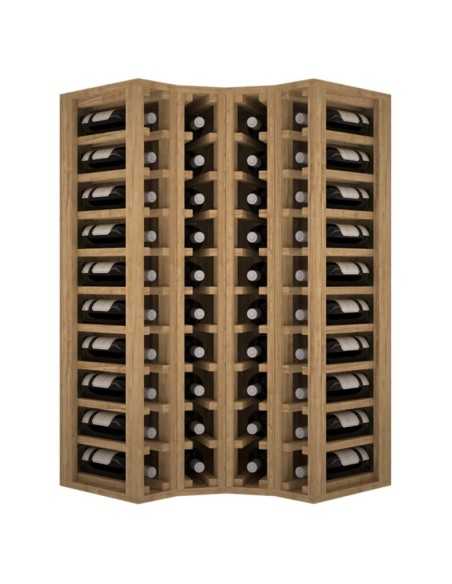 Botellero Estanteria de madera para 40 Botellas de vino