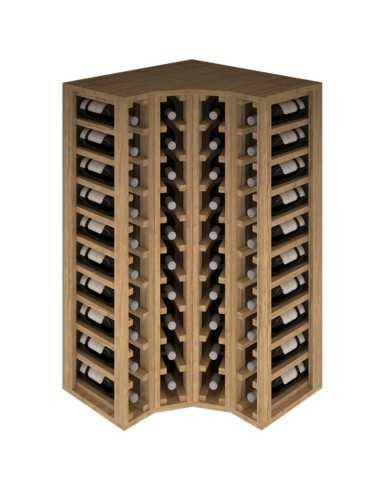 Botellero Estanteria de madera para 40 Botellas de vino