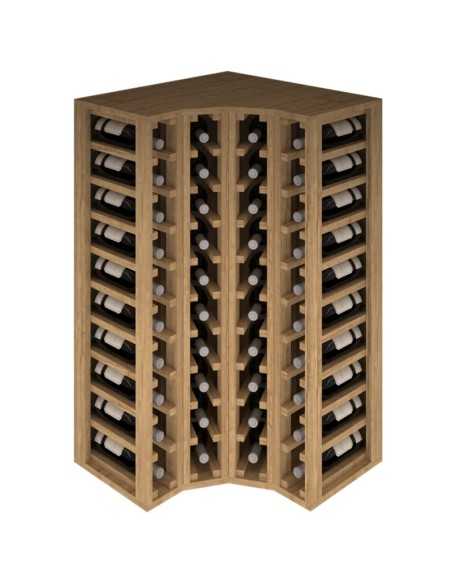 Botellero Estanteria de madera para 40 Botellas de vino