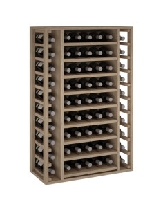 Botellero Estanteria de madera para 65 Botellas de vino
