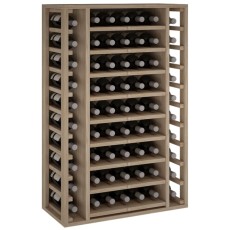 Botellero Estanteria de madera para 65 Botellas de vino